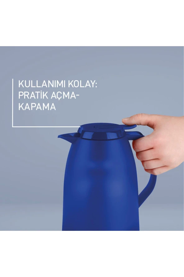 TEFAL Kamp Mambo Termos Mavi 1L Mavi 12 saat İçecek 1 L BPA Free Isı Yalıtımı Paslanmaz Çelik - 4