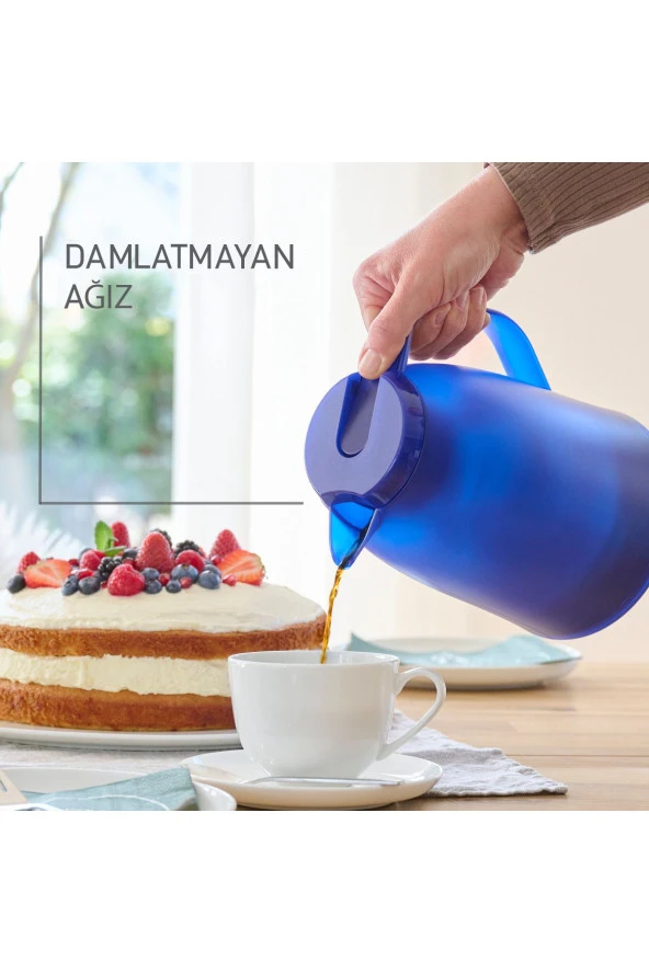 TEFAL Kamp Mambo Termos Mavi 1L Mavi 12 saat İçecek 1 L BPA Free Isı Yalıtımı Paslanmaz Çelik - 5