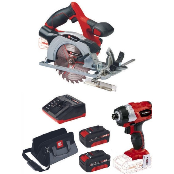 Einhell te-ci 18 li bl Vidalama Te-cs 18/150 Daire Testere 2x4.0ah Akülü Set