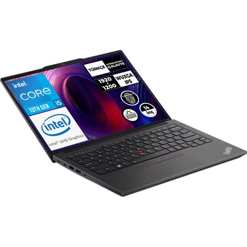 Lenovo Thinkpad E14 Gen 5 Intel Core I5-1335U 24GB 1tb SSD 14" Wuxga Windows 11 Pro Taşınabilir Bilgisayar 21JLS20MTX 019 - 2