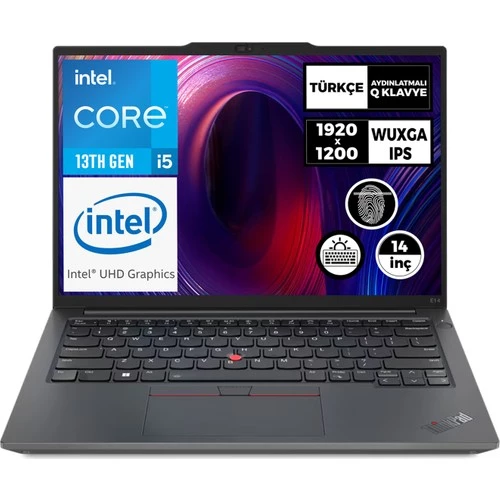 Lenovo Thinkpad E14 Gen 5 Intel Core I5-1335U 24GB 2tb SSD 14" Wuxga Windows 11 Pro Taşınabilir Bilgisayar 21JLS20MTX 022