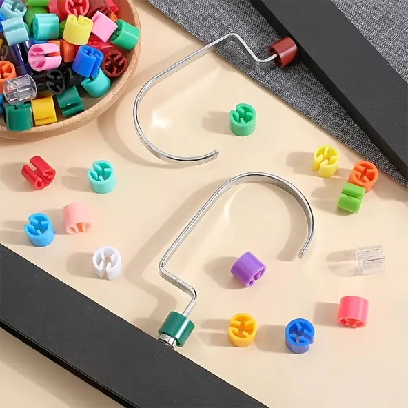 ASKI için BASKISIZ (MOR)' Benden Boncuğu (100 Adet) - Resim 2