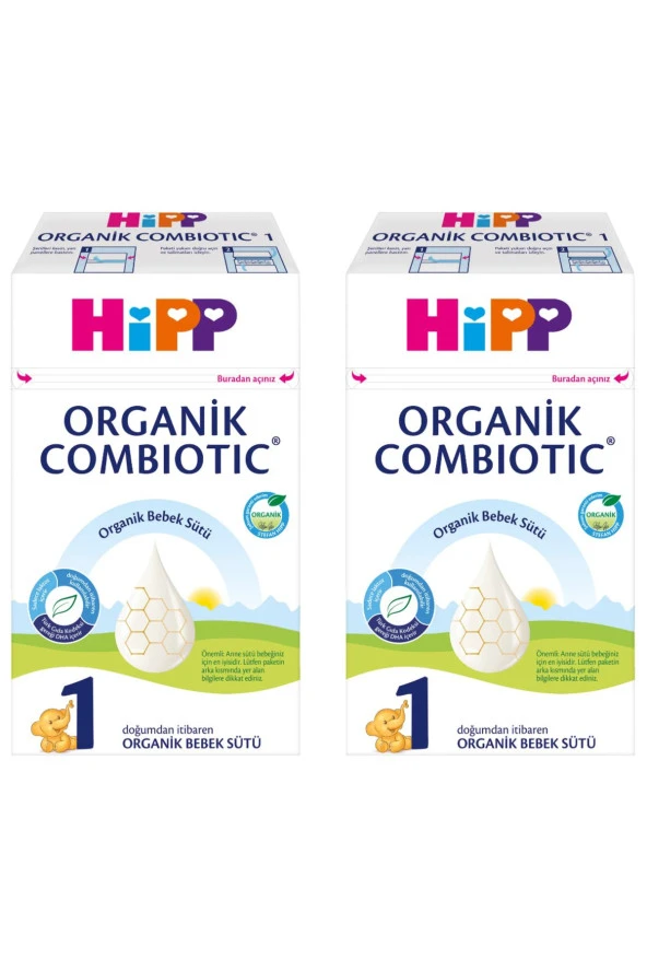 Hipp 1 Organik Combiotic Bebek Sütü 600gr X 2 Adet