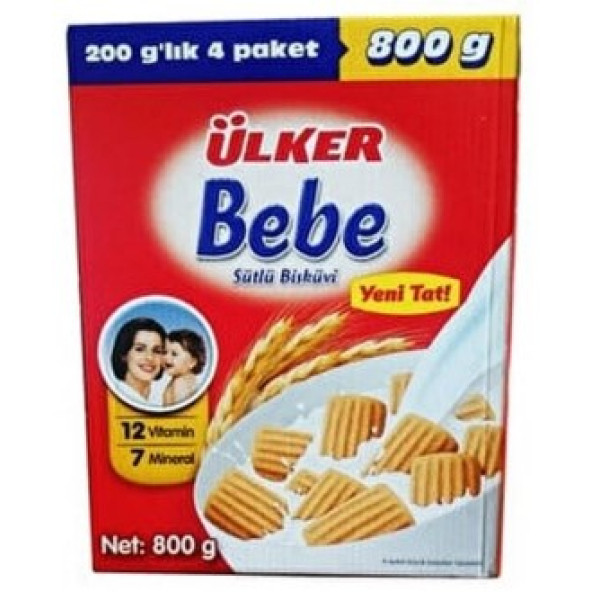 ÜLKER BEBE BİSKÜVİ 800GR