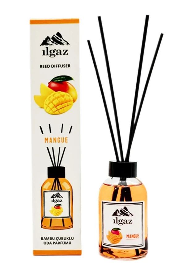 Okyanus Bambu Çubuklu Oda Kokusu 110 Ml & Mango Bambu Çubuklu Oda Kokusu 110 Ml - 2'li Ortam Kokusu Seti - 2