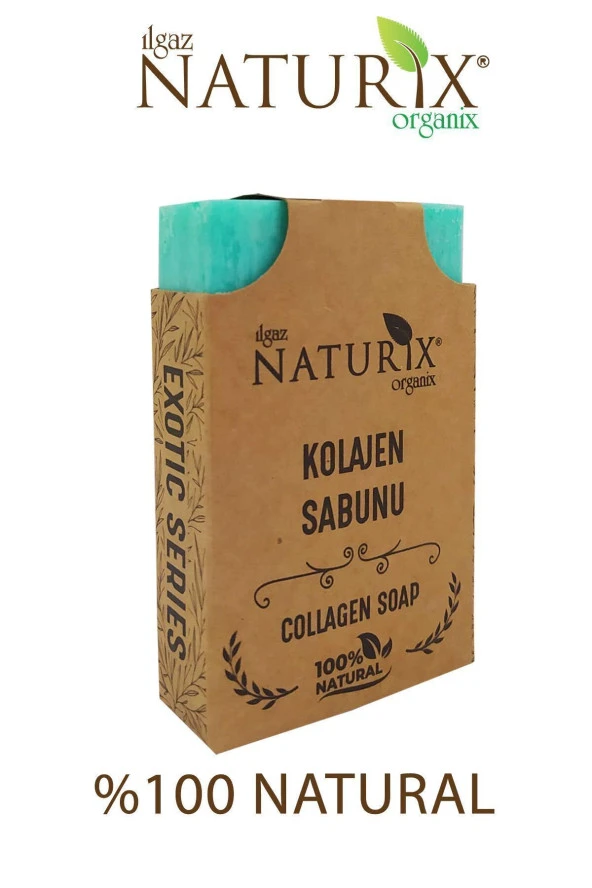 %100 Doğal Kolajen Sabunu Kırışıklık Önleyici Canlandırıcı Collagen Soap Cilt Ve Saç Bakım Sabunu