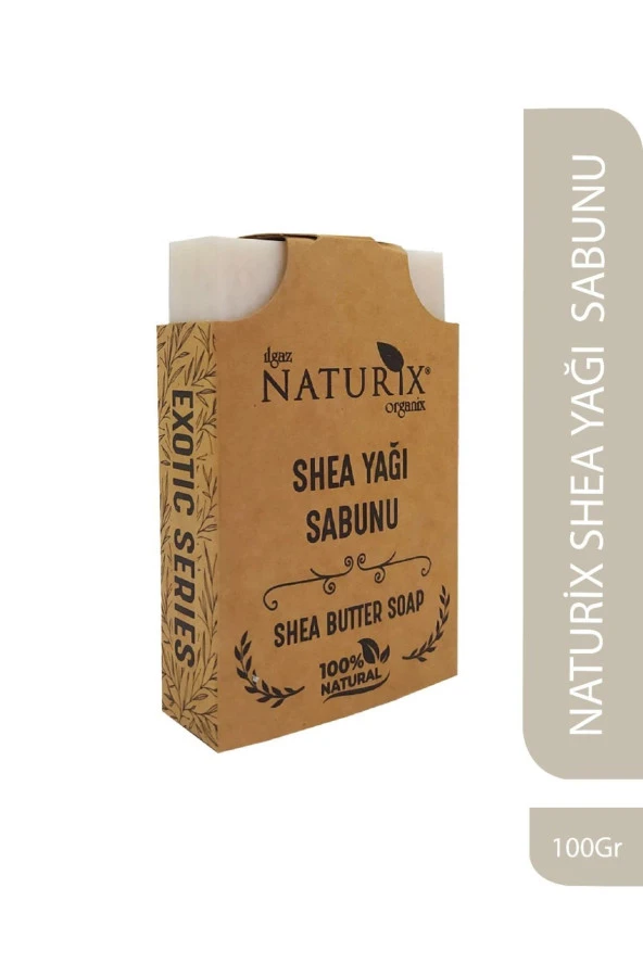 %100 Doğal Shea Butter Soap Doğal Sabun Kırışıklık Karşıtı Nemlendirici Shea Yağlı Cilt Saç Sabunu