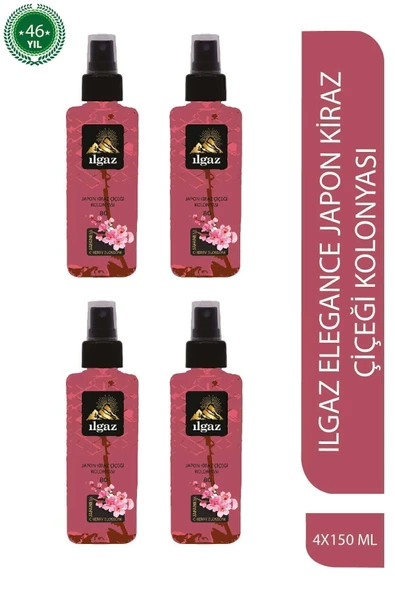 Japon Kiraz Çiçeği Kolonya Elegance Series 4'lü Eko Paket - 150 Ml ürün görseli
