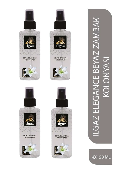 Beyaz Zambak Kolonya Elegance Series 4'lü Eko Paket - 150 Ml ürün görseli