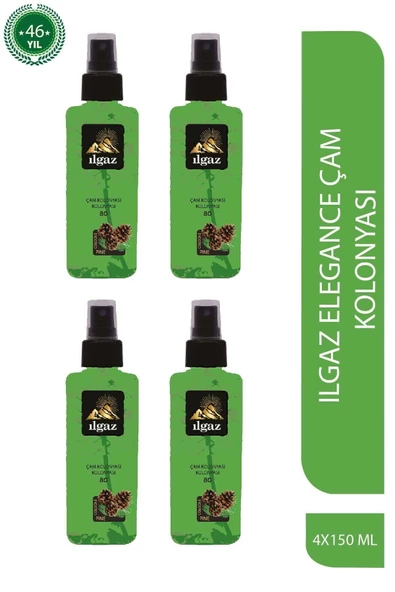 Çam Kolonyası Elegance Series 4'lü Eko Paket - 150 Ml