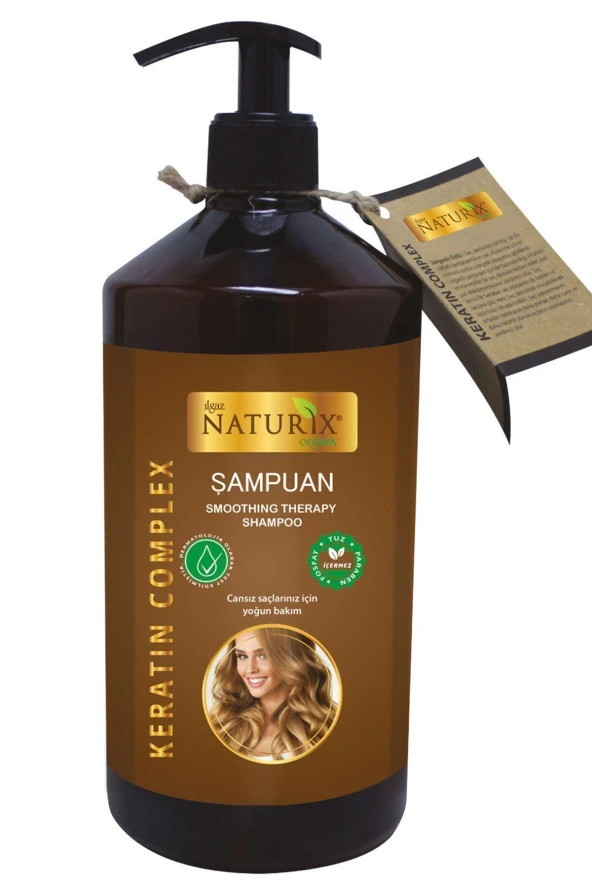 Tuzsuz Keratin Bakım Şampuanı 2 Ad 600Ml + Bal & Propolis Nemlendirici Krem 2 Ad 250Ml - 4'lü Set - 3