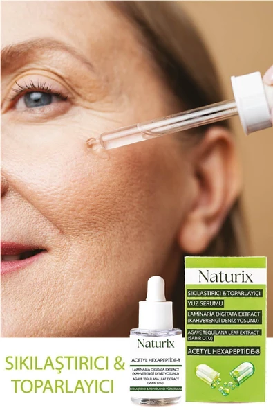 Sıkılaştırıcı & Toparlayıcı Yüz Serumu 30 Ml - Kahverengi Deniz Yosunu & Acetyl Hexapeptide-8 - Resim 4