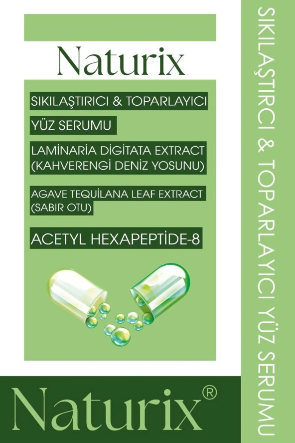 Sıkılaştırıcı & Toparlayıcı Yüz Serumu ( Kahverengi Deniz Yosunu Yüz Serumu) 30 ml