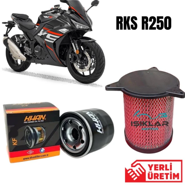 RKS R250 Hava Filtresi Yağ Filtresi İkili Set Bakım Set
