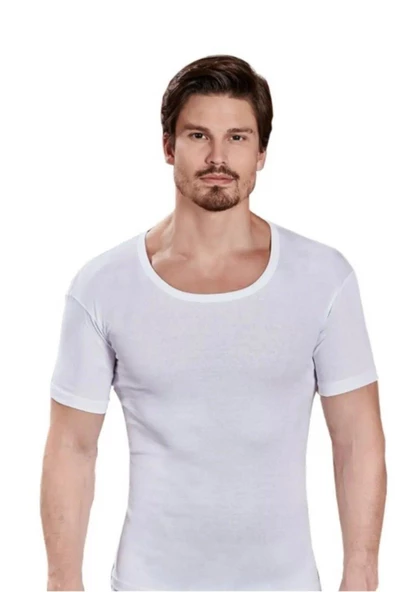 Berrak Erkek Beyaz Süprem Fanila 10026 - Resim 2