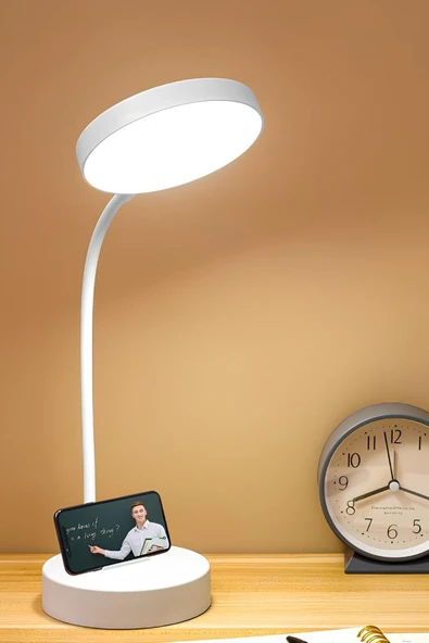 Şarjlı Masa Lambası – 3 Farklı Işık Tonlu, Ayarlanabilir, Kitap Okuma ve Çalışma İçin LED Masa Lambası - 2