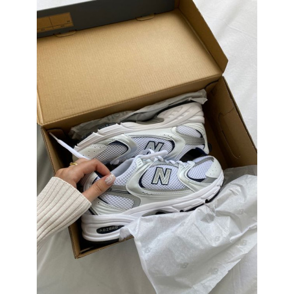 New Balance 530 Navy Blue Unisex Beyaz Günlük Sneaker - 2