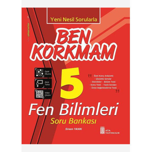 ATA YAYINCILIK 5. Sınıf Ben Korkmam Fen Bilimleri Soru Bankası