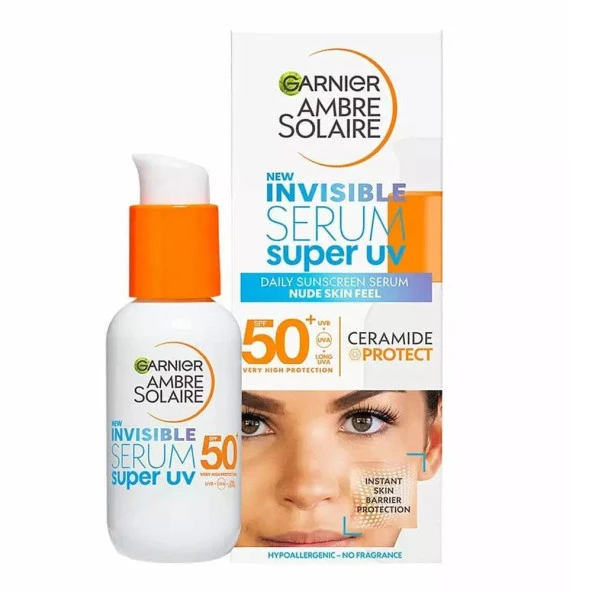 Garnier Invisible 50 Faktör Güneş Serumu 30 ml