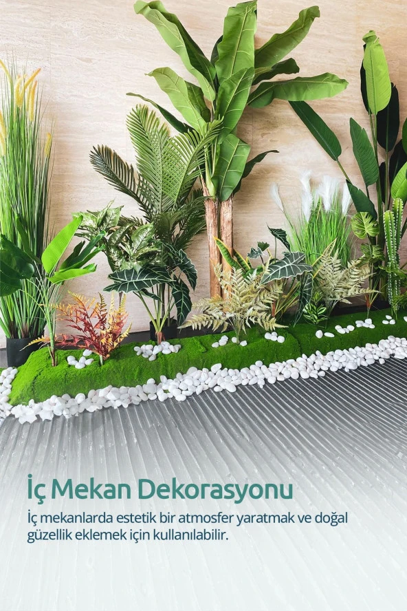 Bozsan Beyaz Taş 4-6cm Dolomit Taşı Bahçe Süs Akvaryum Taşı Dere Çakıl Taşı 5 Kg - 3