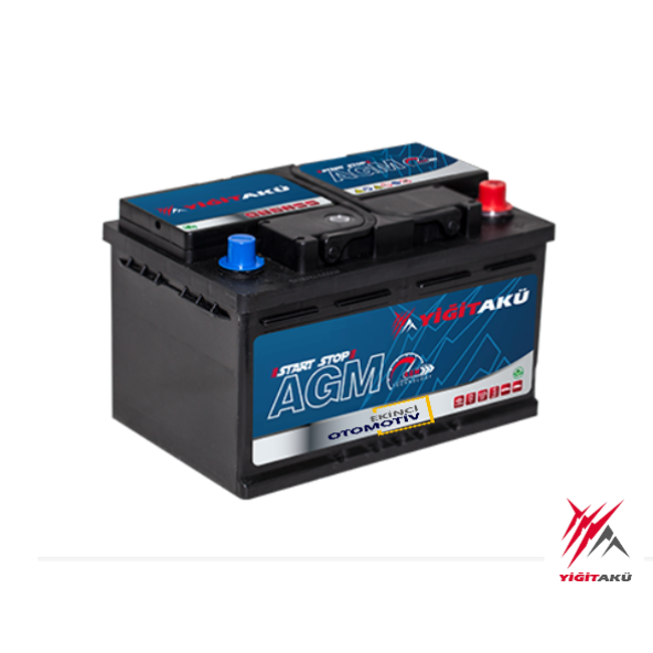 YİĞİT AKÜ 12 V 70 AH 760A(EN) AGM START-STOP 2024-9 ÜRETİM