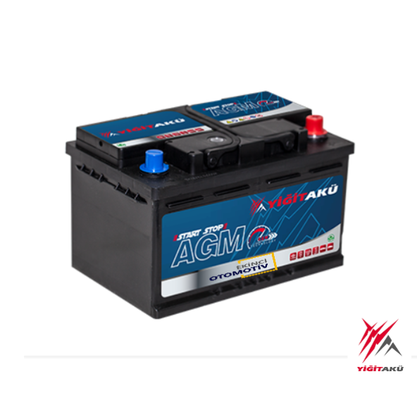 YİĞİT AKÜ 12 V 70 AH 760A(EN) AGM START-STOP 2024 ÜRETİM