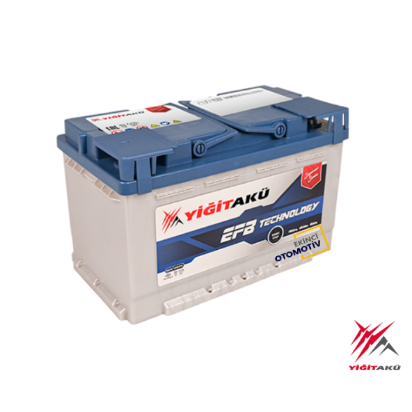 YİĞİT AKÜ 12 V 72 AH 720A(EN) EFB TECHNOLOGY - 1