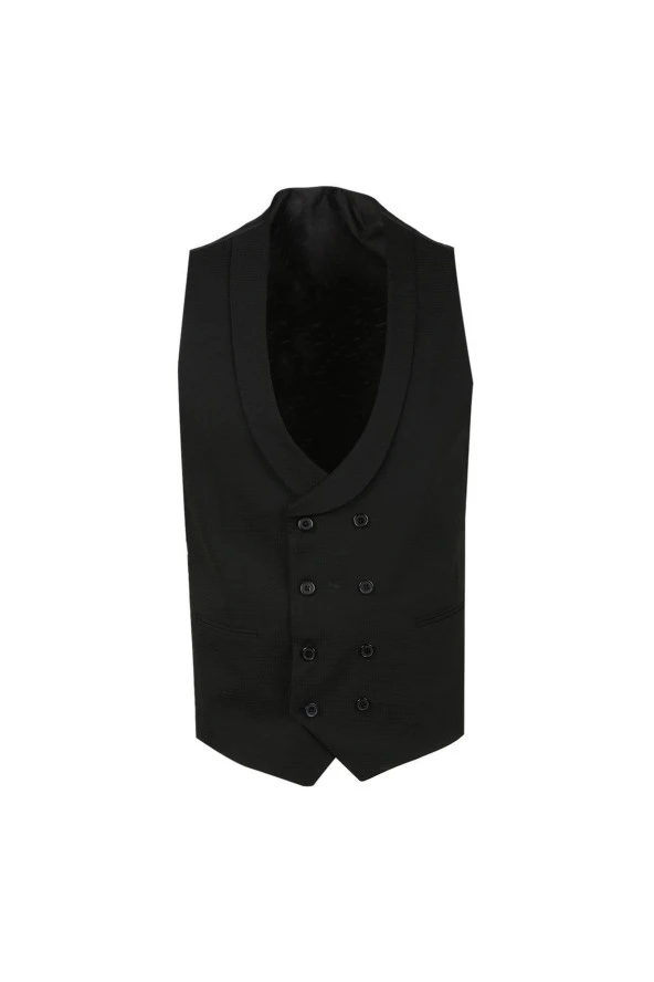 Süvari Normal Bel Slim Fit Siyah Erkek Takım Elbise TK1020000257 - 3