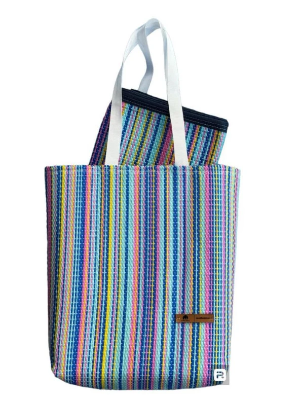 CRAFT HOME COLORFUL PLAJ ÇANTASI - 5