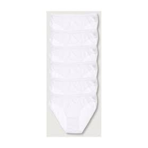 TUTKU 6 LI KADIN BEYAZ BİKİNİ KÜLOT BEYAZ L BEDEN - 3