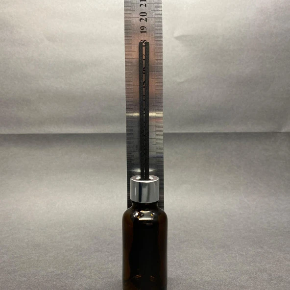 30 Ml Amber Cam Bambu Oda Kokusu Şişesi , Difüzör Şişe 30 cc  x 3 Adet - 2