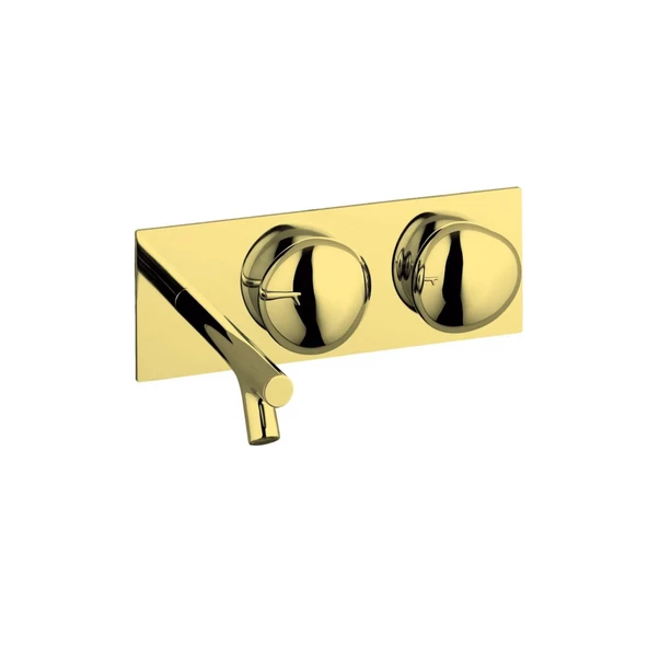 Artema İstanbul Ankastre Lavabo Bataryası Gold Altın A41808