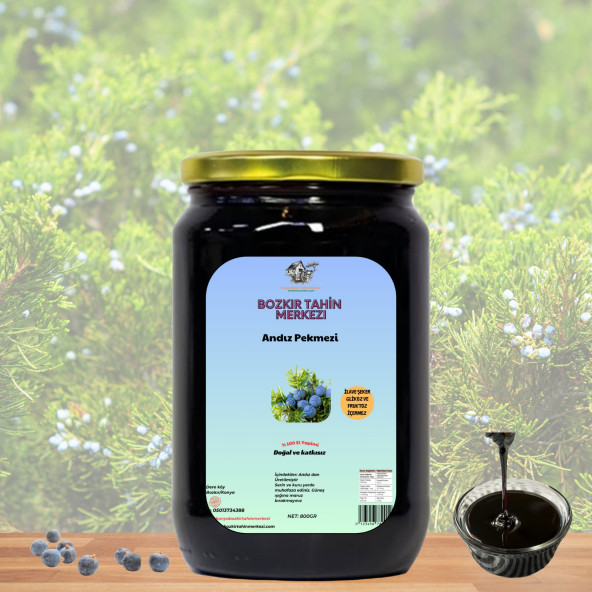 Bozkır Tahin Merkezi Andız Köy Pekmezi 800 gr (Doğal&katkısız)