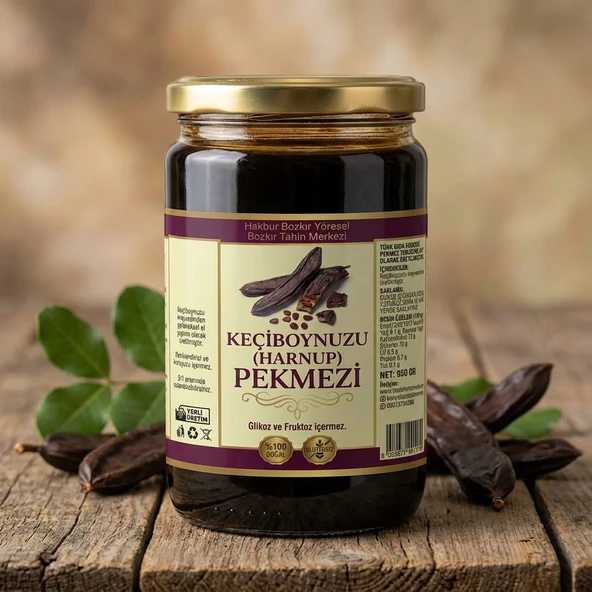 Bozkır Tahin Merkezi Keçiboynuzu (Harnup) Köy Pekmezi 800 gr (Doğal&Katkısız) - Resim 3