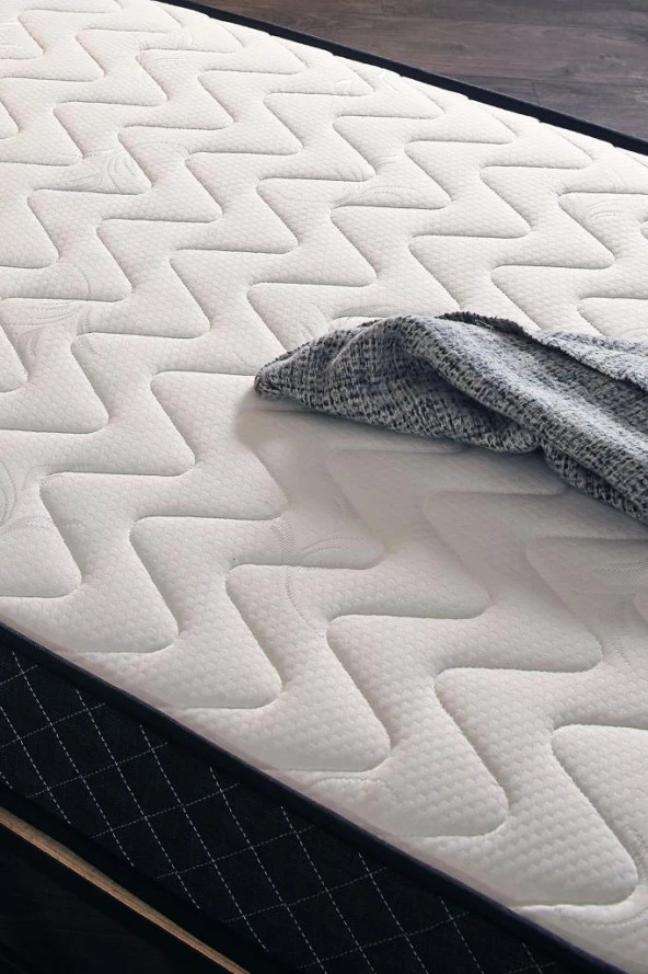 Niron Premium Katlanır Yatak 90x200 cm Paket Yaylı Lüks Yatak ve Kaydırmaz Kumaş Kaplı Karyola - 3