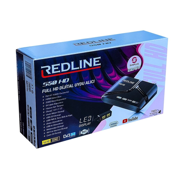 Redline S50 HD Full HD 1080p Mini Uydu Alıcı