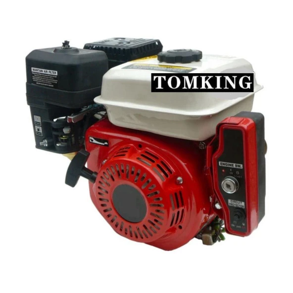 Tomking TK168 E Marşlı Benzinli Motor Kamalı Krank 6,5 Hp - 1