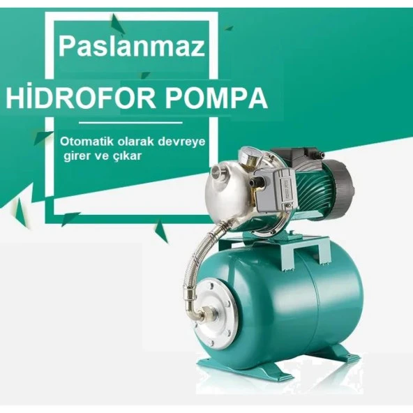 Taifu SGJ800 Paslanmaz Otomatik Hidrofor Pompa 1.1 Hp - 2