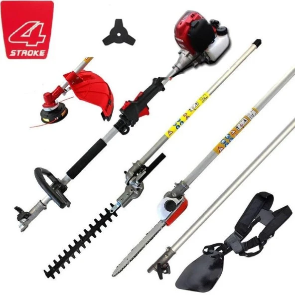 Gardenpro GX35 Çok Amaçlı Multi Tırpan Bahçe Seti 4 Zamanlı Motor ürün görseli