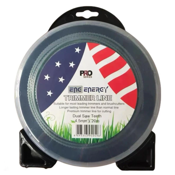 Energy Tırtıklı Yeşil Tırpan Misinası 4.5 mm 20 mt ürün görseli