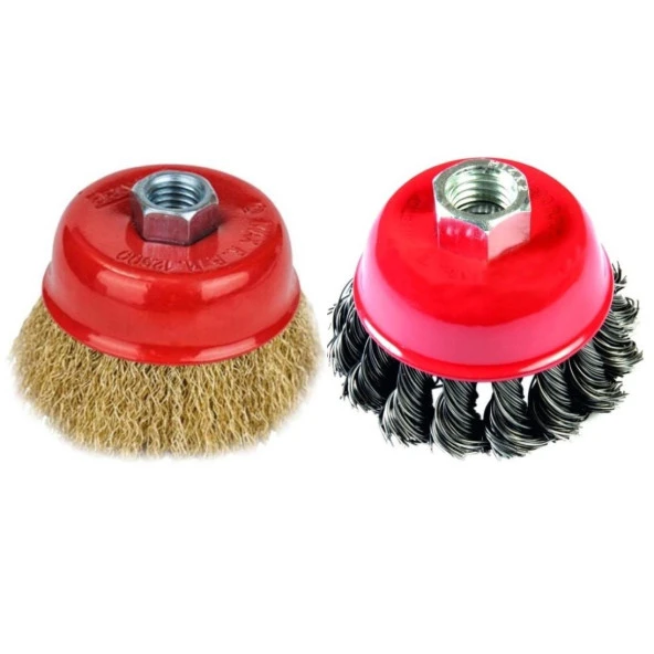 Eratool SC 65 Burgulu Ve Saçaklı Çanak Tel Fırça M10