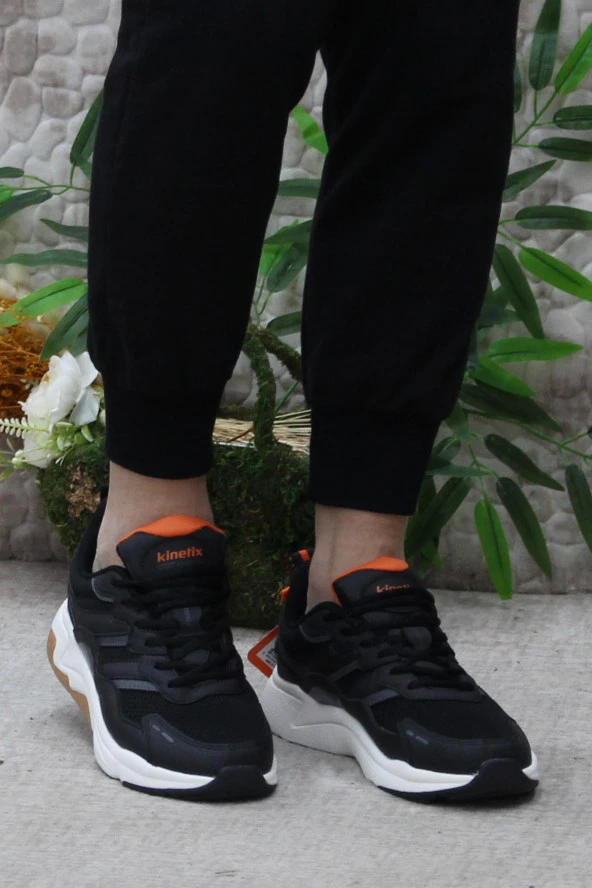 Kinetix Tıona Tx Siyah Turuncu Rahat Orijinal Ürün Erkek Spor Ayakkabı - Resim 2