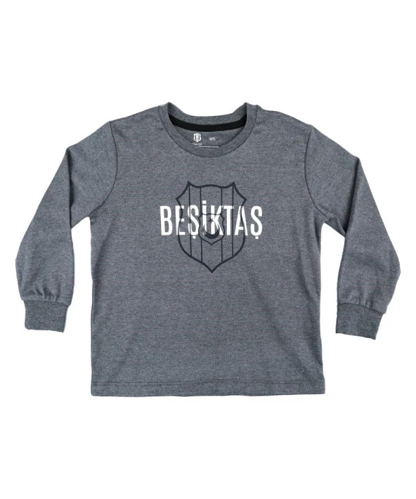 Beşiktaş Orijinal Lisanslı Logo Baskılı Çocuk Sweat Hediyelik Ahşap Kutulu - 2