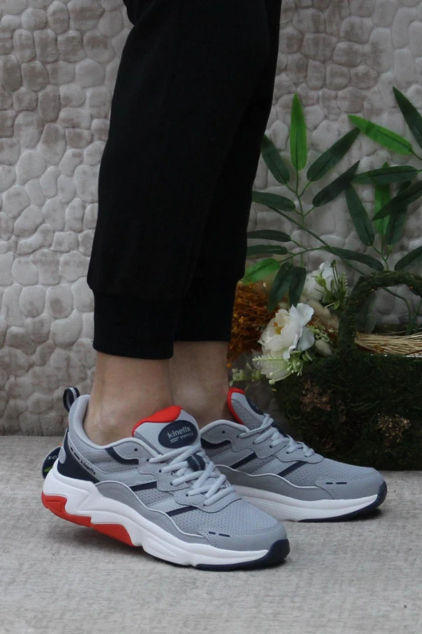 Kinetix Tıona Tx Gri Lacivert Beyaz Rahat Orijinal Ürün Erkek Spor Ayakkabı ürün görseli