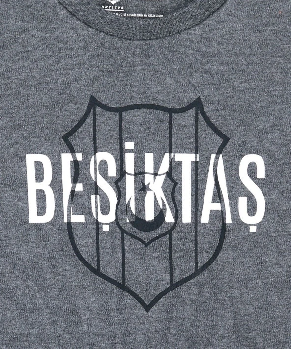 Beşiktaş Orijinal Lisanslı Logo Baskılı Çocuk Sweat Hediyelik Ahşap Kutulu - 4