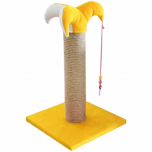 Bedspet Kedi Tırmalama Tahtası 70 Cm Sarı