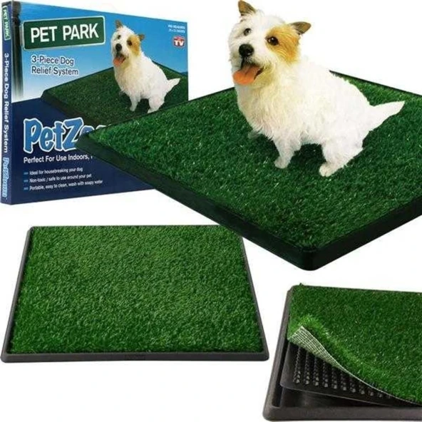 Büyük Pet Park Seyyar Köpek Tuvaleti  64cm X 51cm