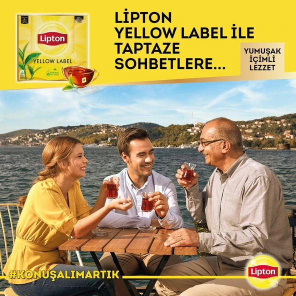 Lipton Yellow Label Siyah Çay Süzen Poşet Çay 100lü - 3