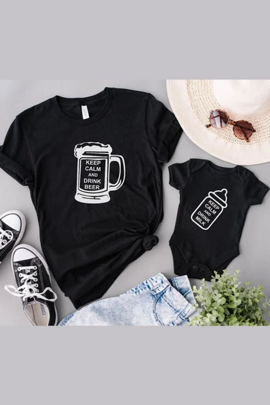 Drink Beer & Milk Baba Oğul Kız TEK ÜRÜN FİYATIDIR KOMBİN YAPMAK İÇİN EN AZ 2 ADET SEPETE EKLEYİNİZ