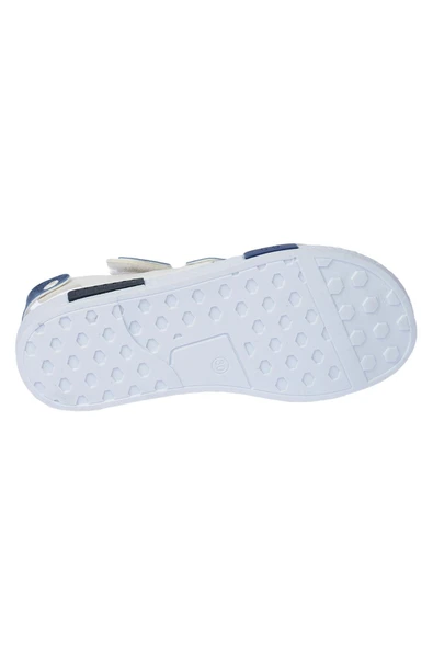 Kiko Kids Erkek Çocuk Sandalet Şb 2498-07 Beyaz - Mavi - 9